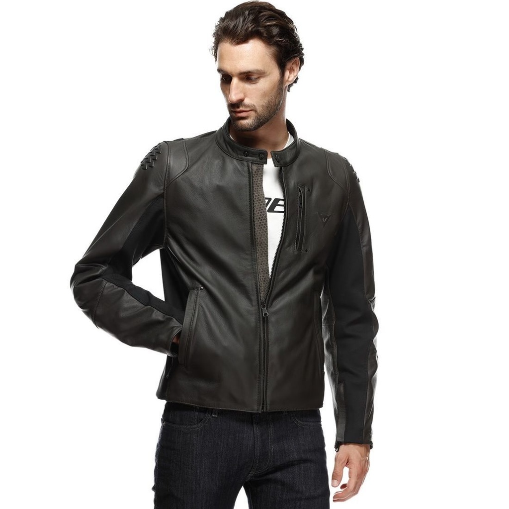 DAİNESE ISTRICE QDF DARK BROWN DERİ MONT