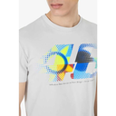 VR46 GÜNEŞ AY GRİ KISA KOL TSHİRT 