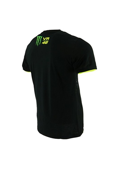 VR46 MONSTER SİYAH KISA KOL TSHİRT 