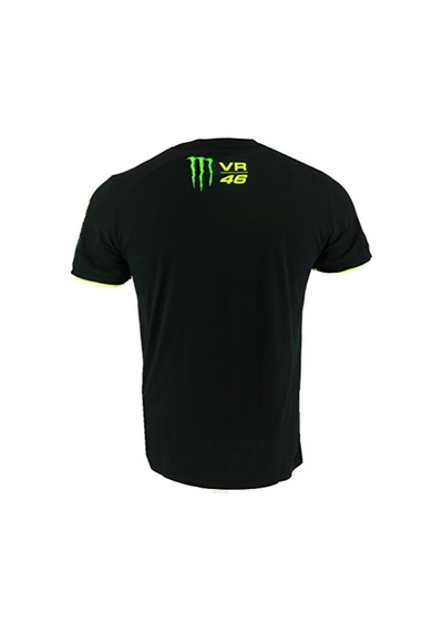 VR46 MONSTER SİYAH KISA KOL TSHİRT 