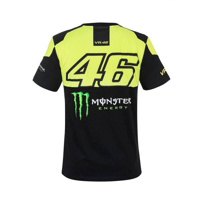 VR46 MONSTER AGV NEON SİYAH TSHİRT 