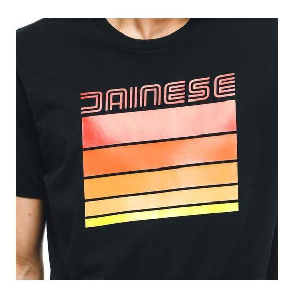 DAİNESE STRİPES BEYAZ BİSİKLET YAKA KISA KOL TSHİRT 