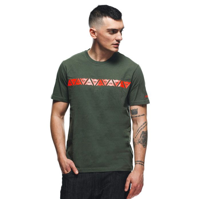 DAINESE STRIPES HAKİ TSHIRT 