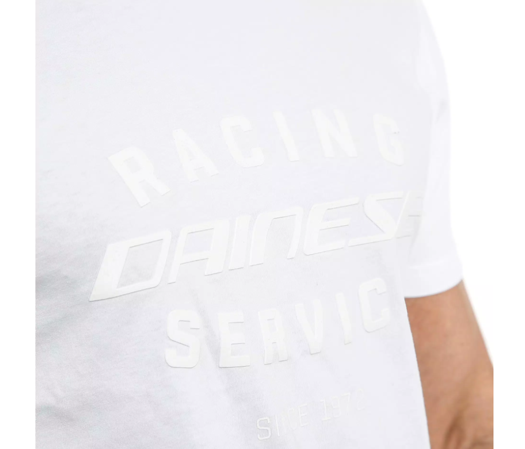 DAİNESE RACİNG SERVİCE BEYAZ YAZI BİSİKLET YAKA KISA KOL TSHİRT