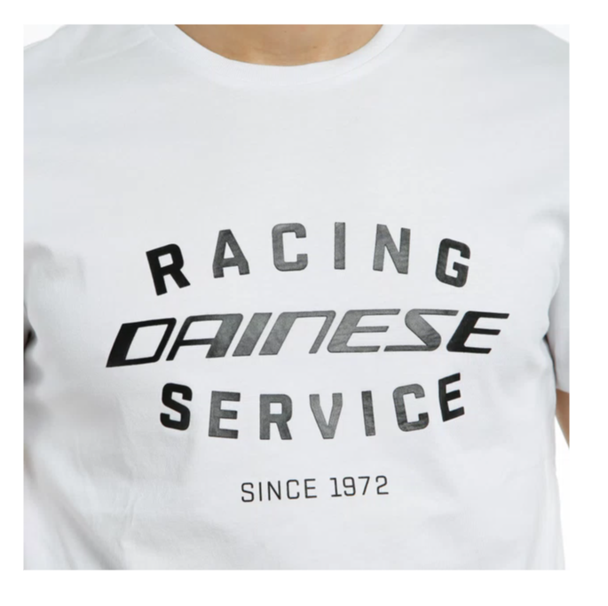 DAİNESE RACİNG SERVİCE BEYAZ BİSİKLET YAKA KISA KOL TSHİRT