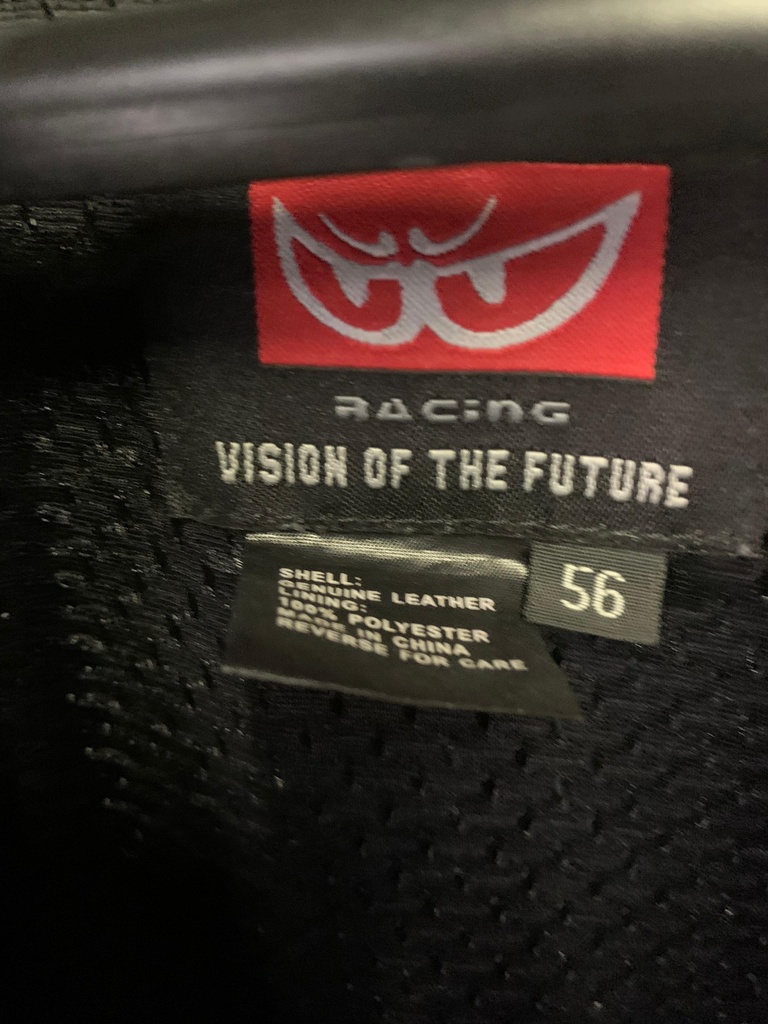 BERİK İKİ PARÇALI DERİ MOTOSİKLET TULUMU MAVİ BEYAZ SİYAH