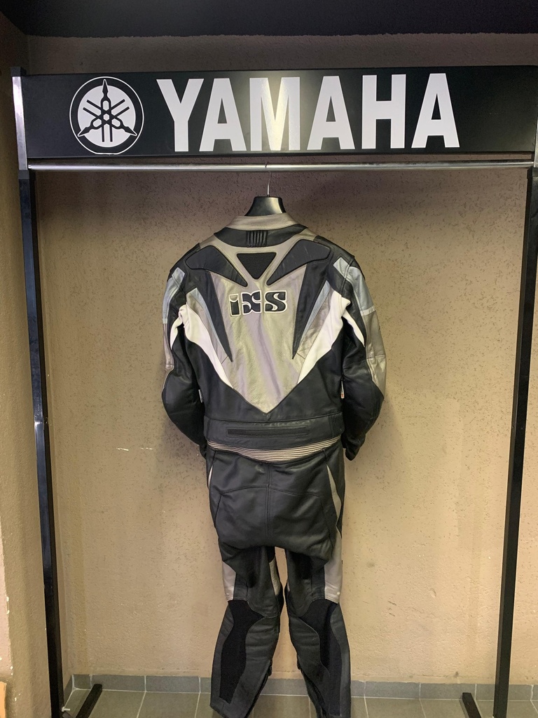 İXS İKİ PARÇALI DERİ MOTOSİKLET TULUMU 