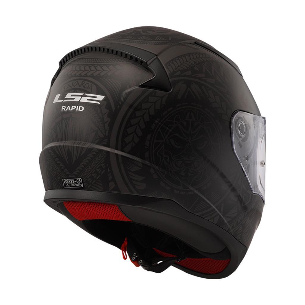 LS2 RAPID TAKAROA MAT SİYAH KAPALI KASK