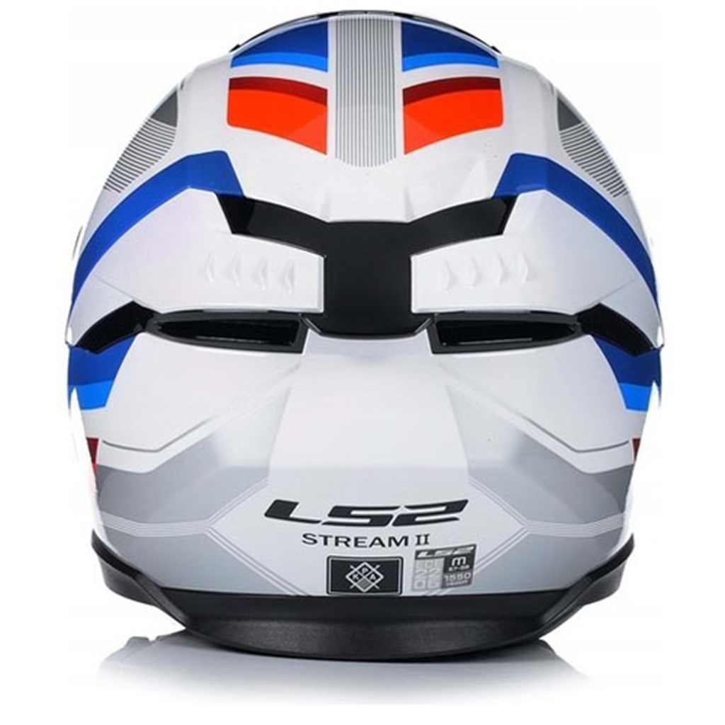 LS2 STREAM 2 VINTAGE BEYAZ-MAVİ-KIRMIZI KASK 
