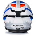 LS2 STREAM 2 VINTAGE BEYAZ-MAVİ-KIRMIZI KASK 