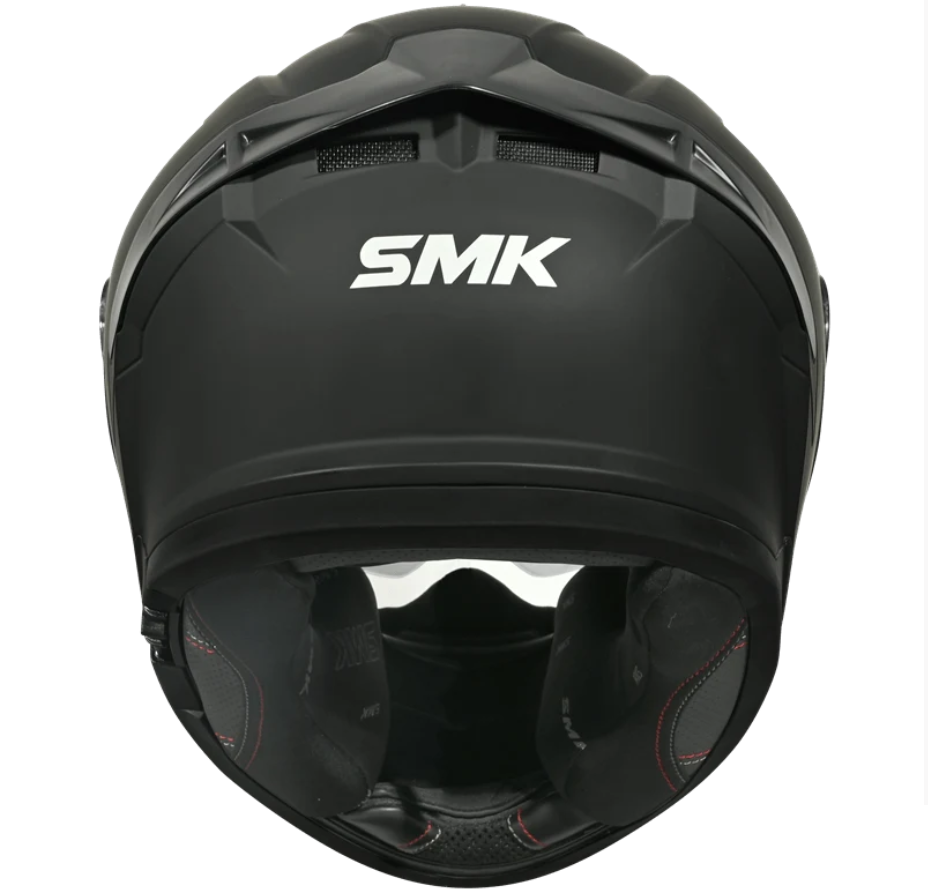 SMK TYPHOON SOLID MAT SİYAH KASK 