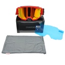 LS2 CHARGER GOGGLES MOTOKROS GÖZLÜK IRIDIUM CAMLI KIRMIZI 