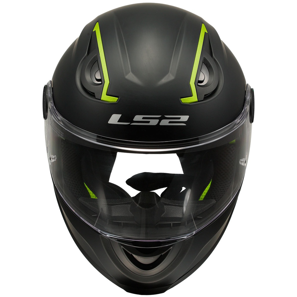 LS2 KID MAT SİYAH ÇOCUK KASK 