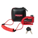 KNMASTER DL506A 6mm ALARMLI DİSK KİLİDİ | HATIRLATMA KABLOSU VE TAŞIMA ÇANTASI HEDİYE 