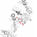 YAMAHA YZF R25 MT25 ANA YATAK MAVİ 2015-2020 