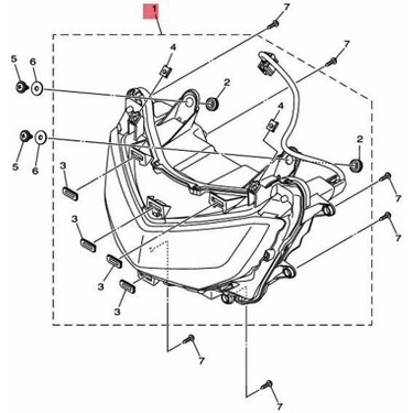 YAMAHA NMAX 125 155 FAR KOMPLE 2015-2020