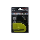 VEXO SR6 ALARMLI DİSK KİLİDİ NEON YEŞİL - Resim 2