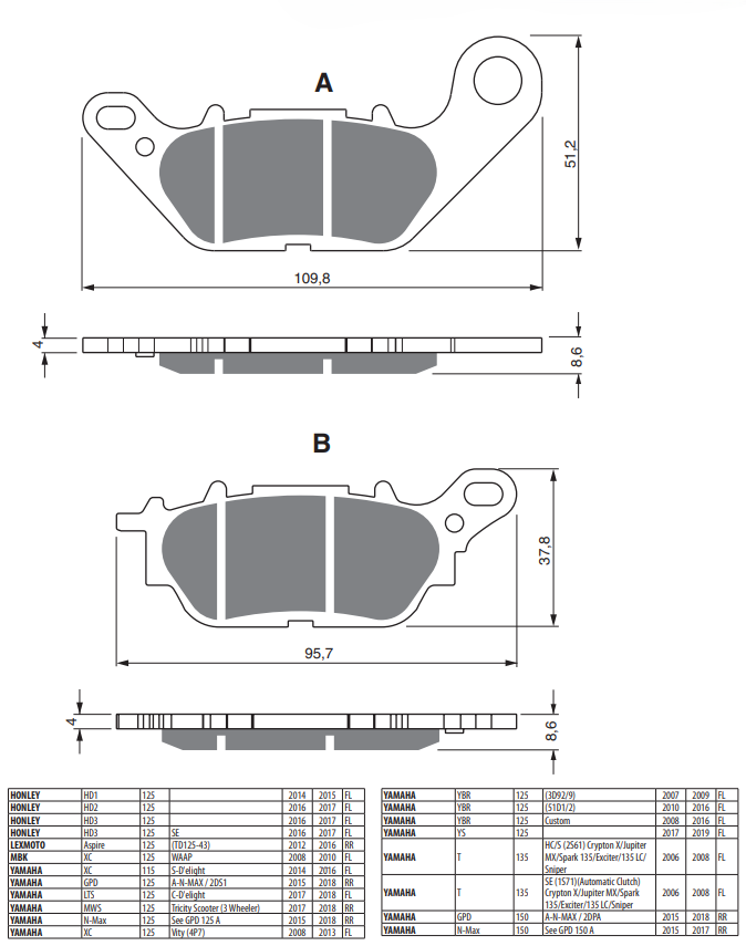 GOLD FREN 264 AD SİNTERLİ FREN BALATASI 