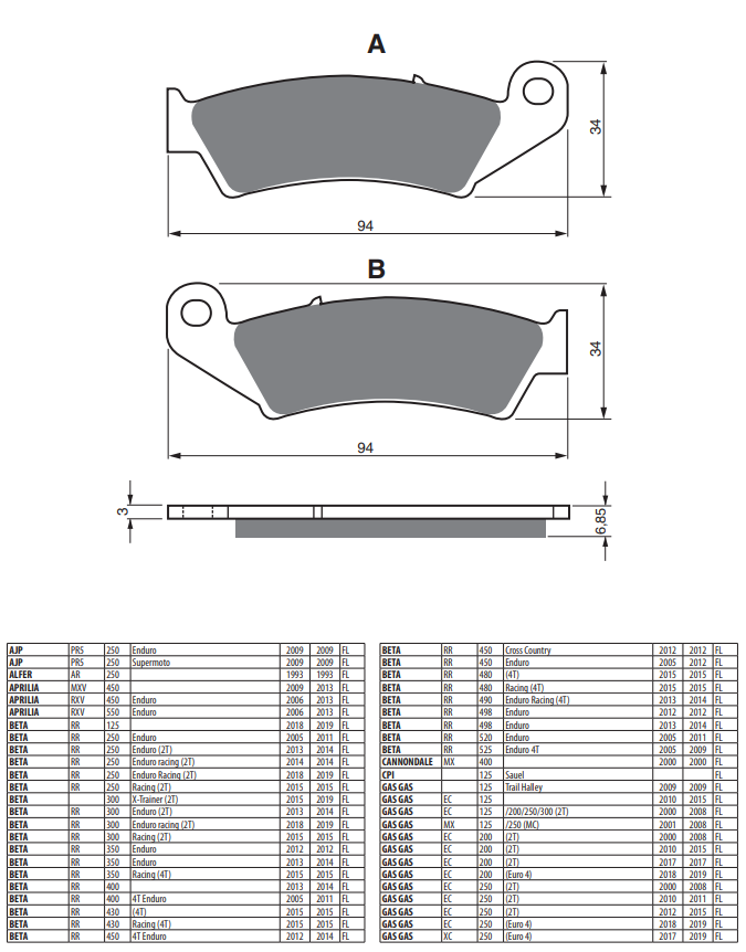 GOLD FREN 041 S3 FREN BALATASI 
