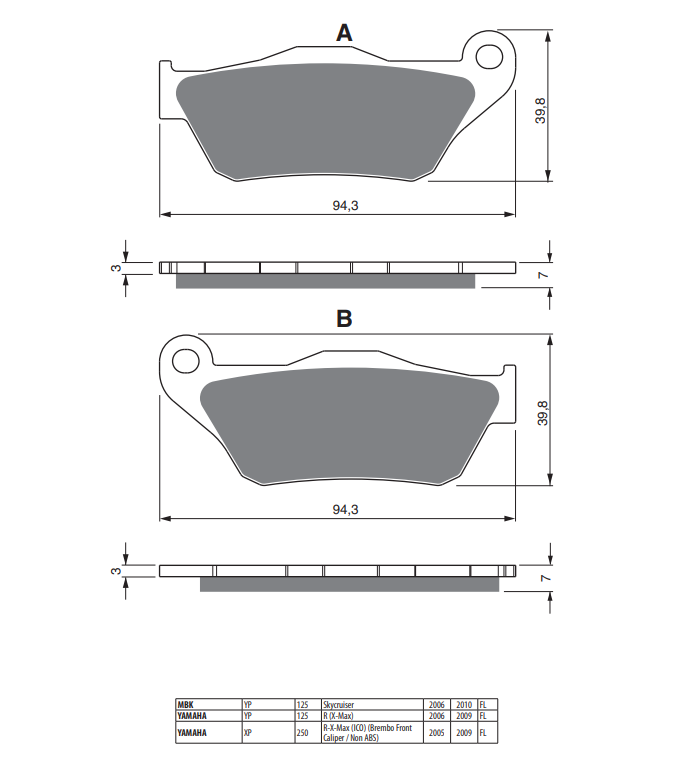 GOLD FREN 262 S3 FREN BALATASI 