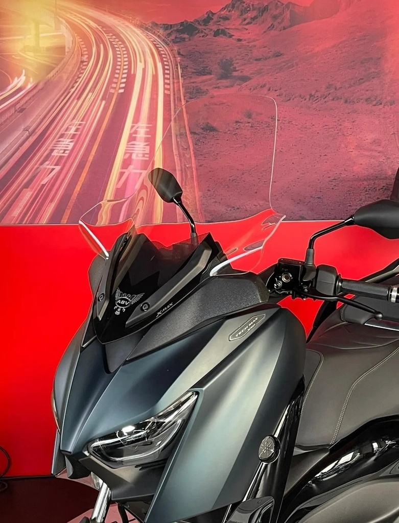 YAMAHA XMAX 125 250 300 400 ABV ORTA BOY TUR CAMI ŞEFFAF 2018-2023 - Resim 3
