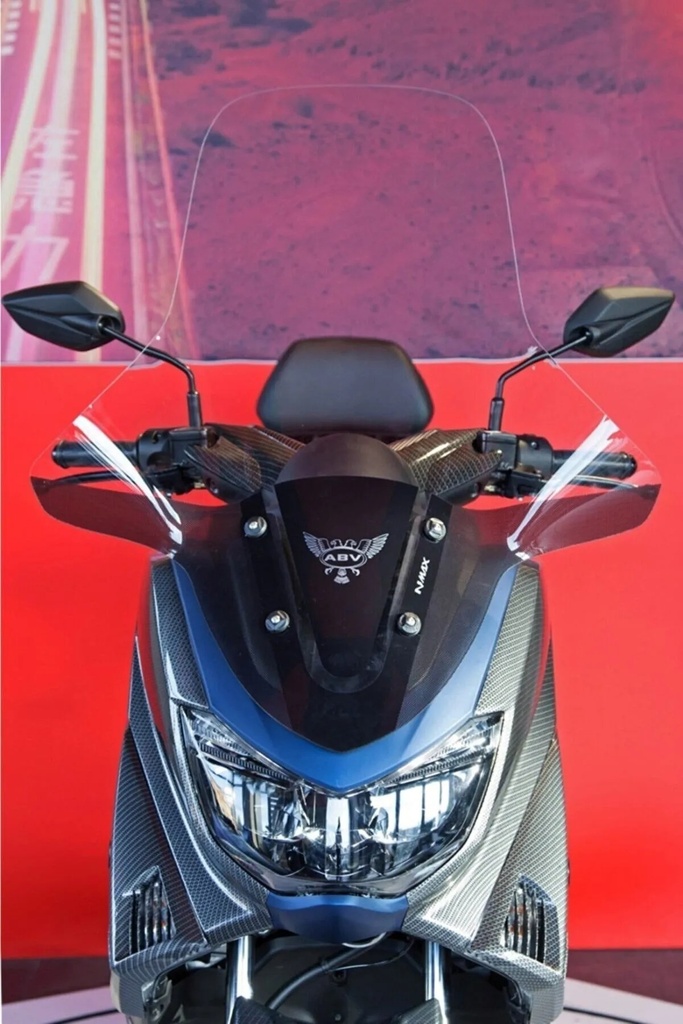 YAMAHA N-MAX 125 155 ABV ŞEFFAF TUR CAMI 2015-2020 - Resim 3