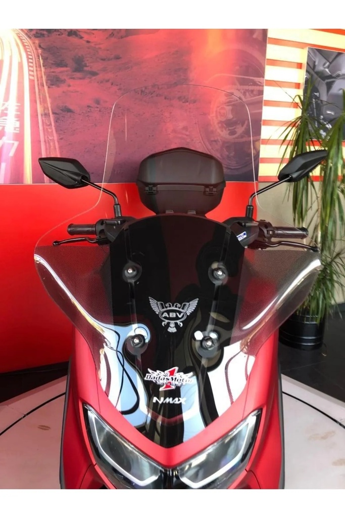 YAMAHA N-MAX 125 155 ABV ŞEFFAF TUR CAMI 2021-2024 - Resim 2