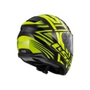 LS2 FF320 STREAM EVO BANG SİYAH NEON KAPALI KASK - Resim 2