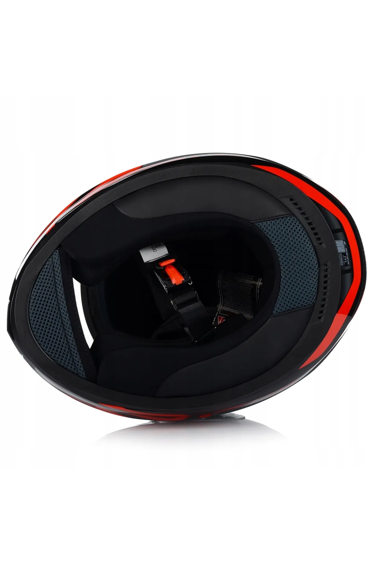 LS2 RAPID 2 CIRCUIT SİYAH-GRİ-KIRMIZI KAPALI KASK - Resim 4