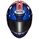SHOEI NXR 2 MARQUEZ AMERICAN SPIRIT TC-10 KAPALI KASK - Resim 3
