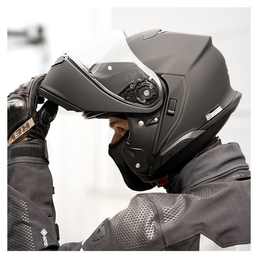 SHOEI NEOTEC 3 MAT SİYAH ÇENE AÇILIR KASK - Resim 4