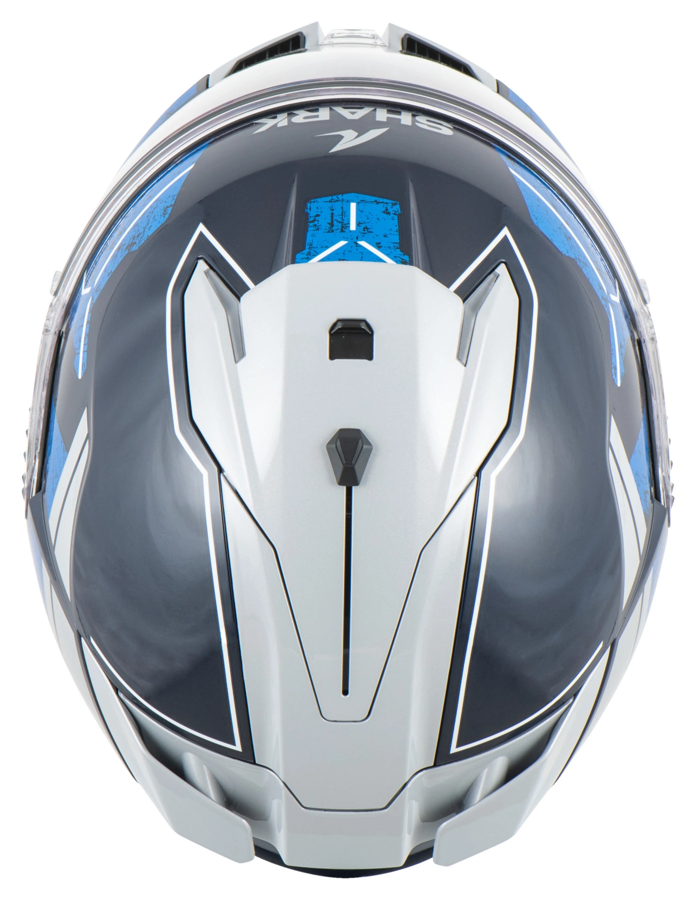 SHARK SKWAL İ3 RHAD MAVİ GRİ KAPALI KASK - Resim 4