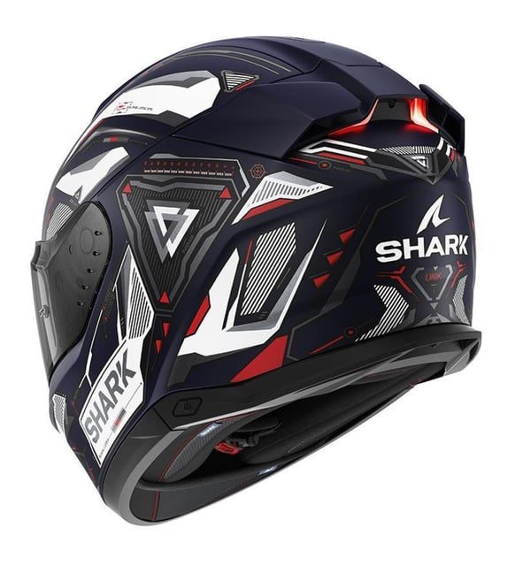 SHARK SKWAL İ3 LİNİK MAT MAVİ KAPALI KASK - Resim 2