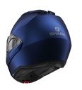 SHARK EVO GT BLANK MAT MAVİ ÇENE ÇILIR KASK - Resim 2