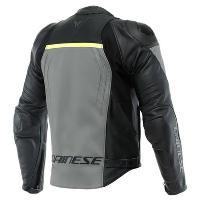 DAİNESE RACİNG 4 GRAY BLACK DERİ MONT - Resim 2