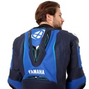YAMAHA R-SERİSİ ERKEK DERİ YARIŞ TULUMU MAVİ - Resim 3