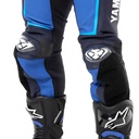 YAMAHA R-SERİSİ ERKEK DERİ YARIŞ TULUMU MAVİ - Resim 4