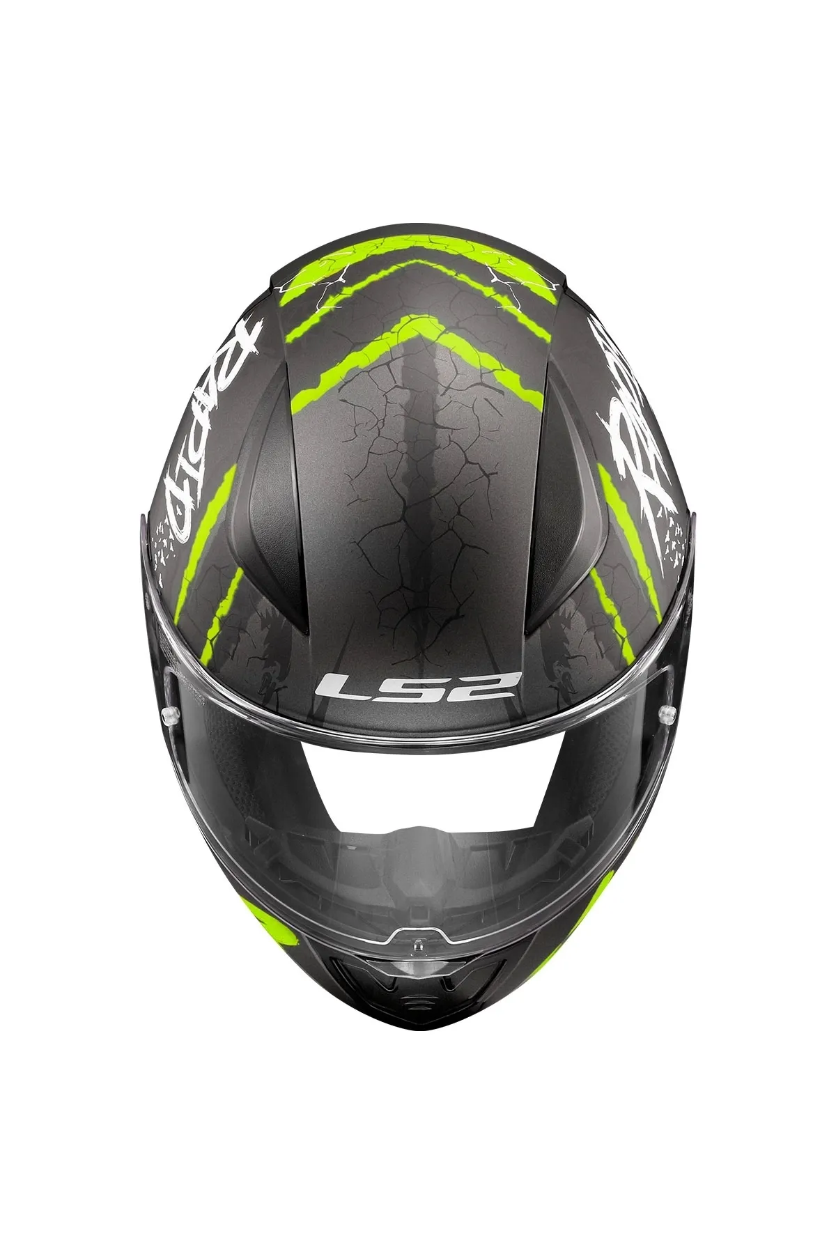 LS2 RAPID NAUGHTY SİYAH-NEON KAPALI KASK - Resim 4