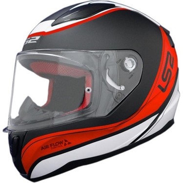 LS2 RAPID DEEPER KIRMIZI-SİYAH KAPALI KASK - Resim 3