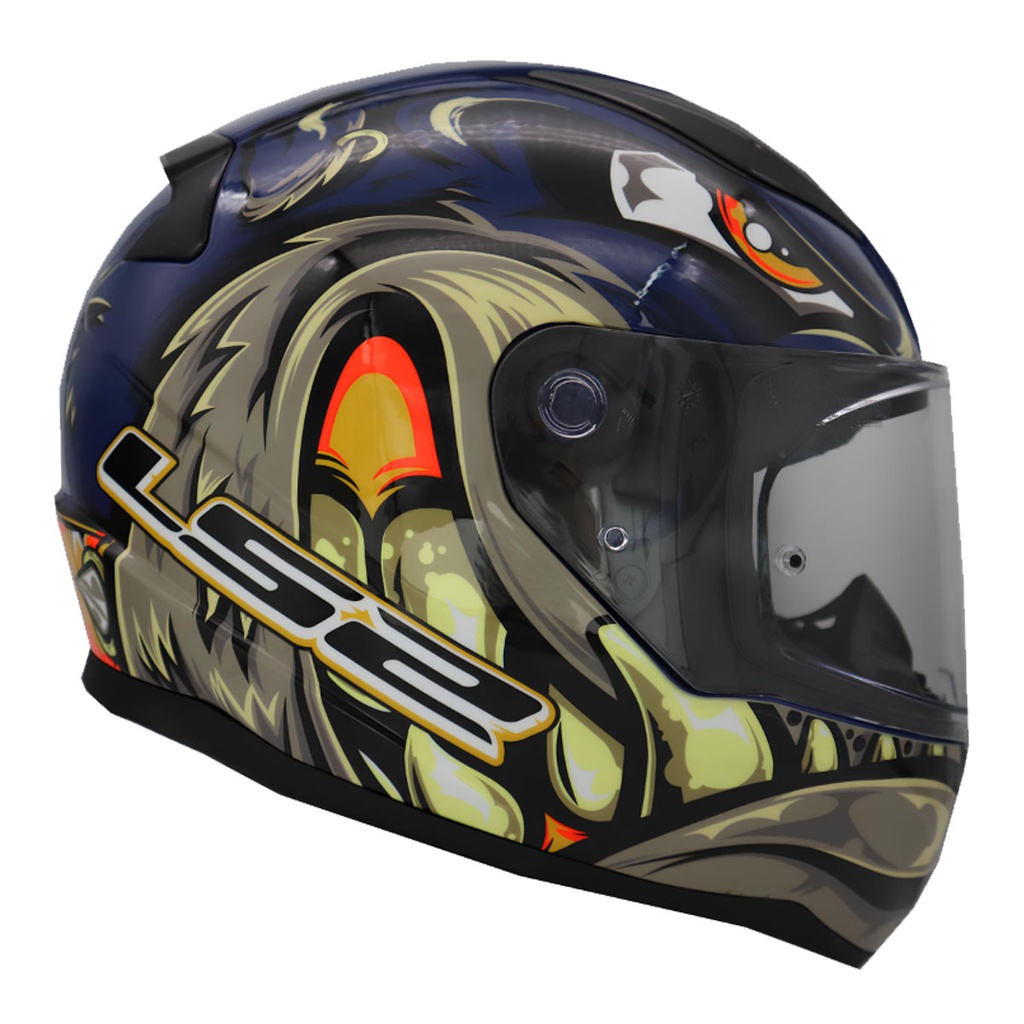 LS2 RAPID 2 SPOX MAVİ-GRİ KAPALI KASK - Resim 2