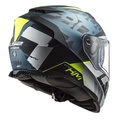 LS2 STORM 2 SPRINTER MAT SİYAH-GRİ-COBALT KAPALI KASK - Resim 2