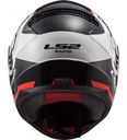 LS2 RAPID GHOST BEYAZ KIRMIZI KAPALI KASK - Resim 4