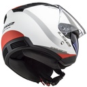 LS2 COPTER 2 URBANE MAT BEYAZ-KIRMIZI AÇIK KASK - Resim 3