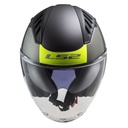 LS2 COPTER 2 URBANE MAT SİYAH-NEON SARI AÇIK KASK - Resim 3