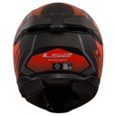 LS2 STREAM 2 FURY MAT SİYAH-GRİ-KIRMIZI KASK - Resim 5