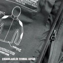 REVIT VOLTIAC 3 H2O SİYAH-GRİ MEVSİMLİK MONT - Resim 3