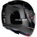 MT ATOM SİYAH GÜNEŞ VİZÖRLÜ ÇENE AÇILIR KASK - Resim 2