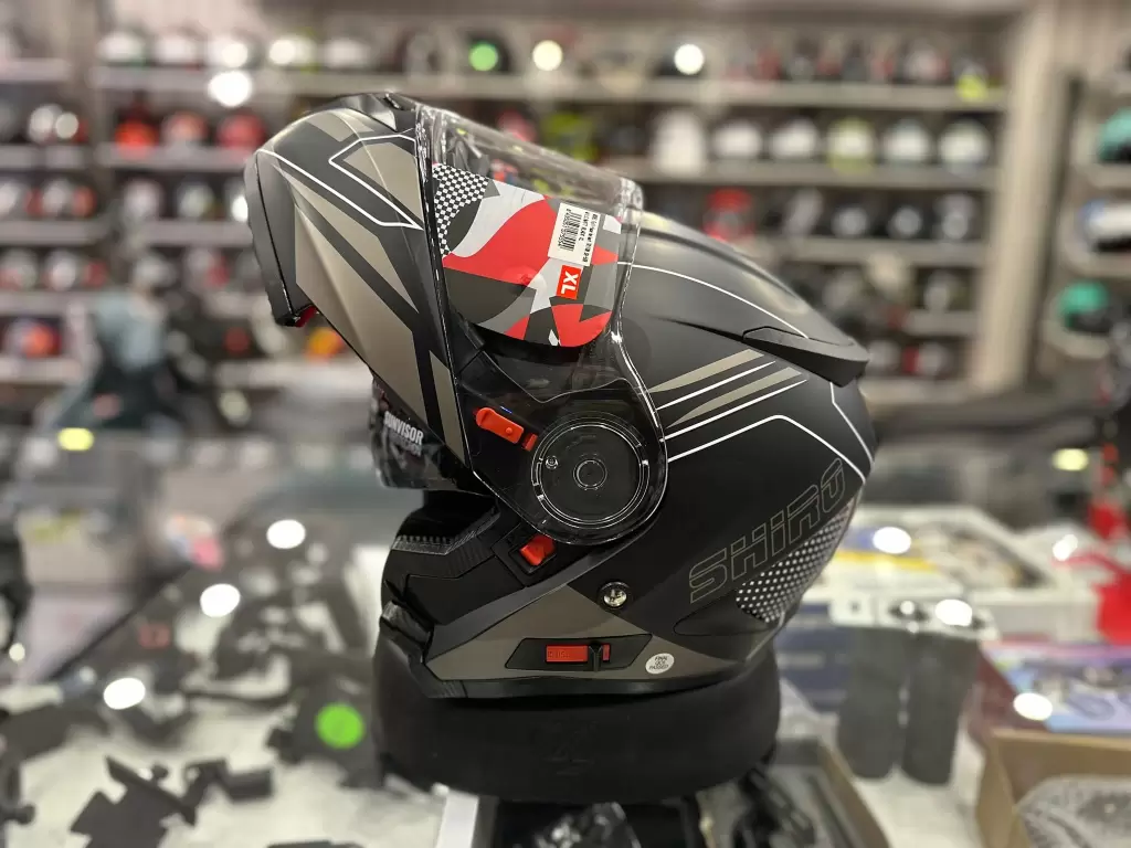 SHIRO SH-508 TRITON ÇENE AÇILIR KASK - Resim 5