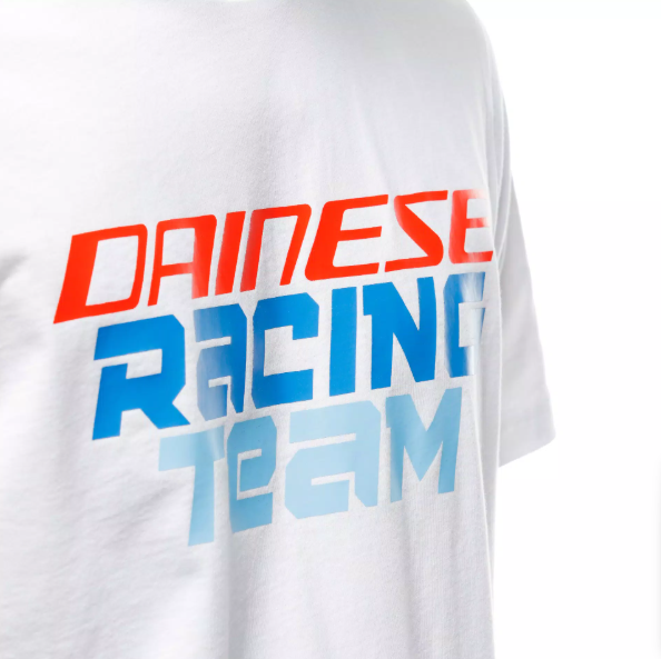DAİNESE RACİNG TEAM BEYAZ BİSİKLET YAKA KISAKOL TSHIRT - Resim 3