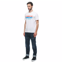 DAİNESE RACİNG TEAM BEYAZ BİSİKLET YAKA KISAKOL TSHIRT - Resim 4